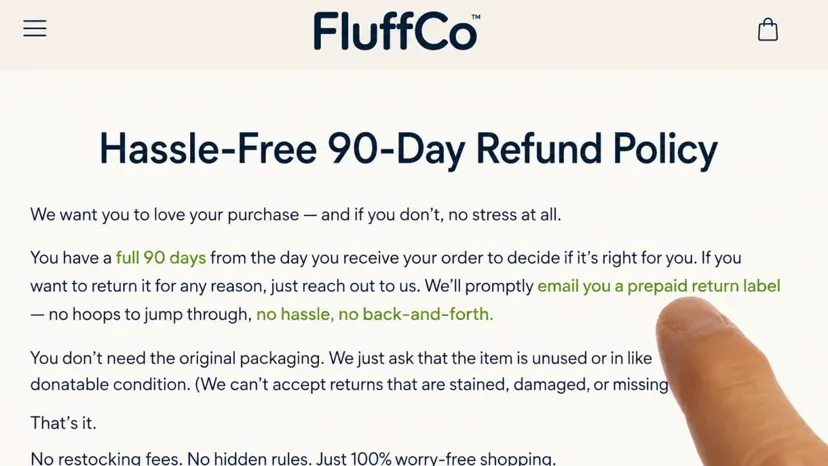 Hassle-Free 90-Day Refund Policy